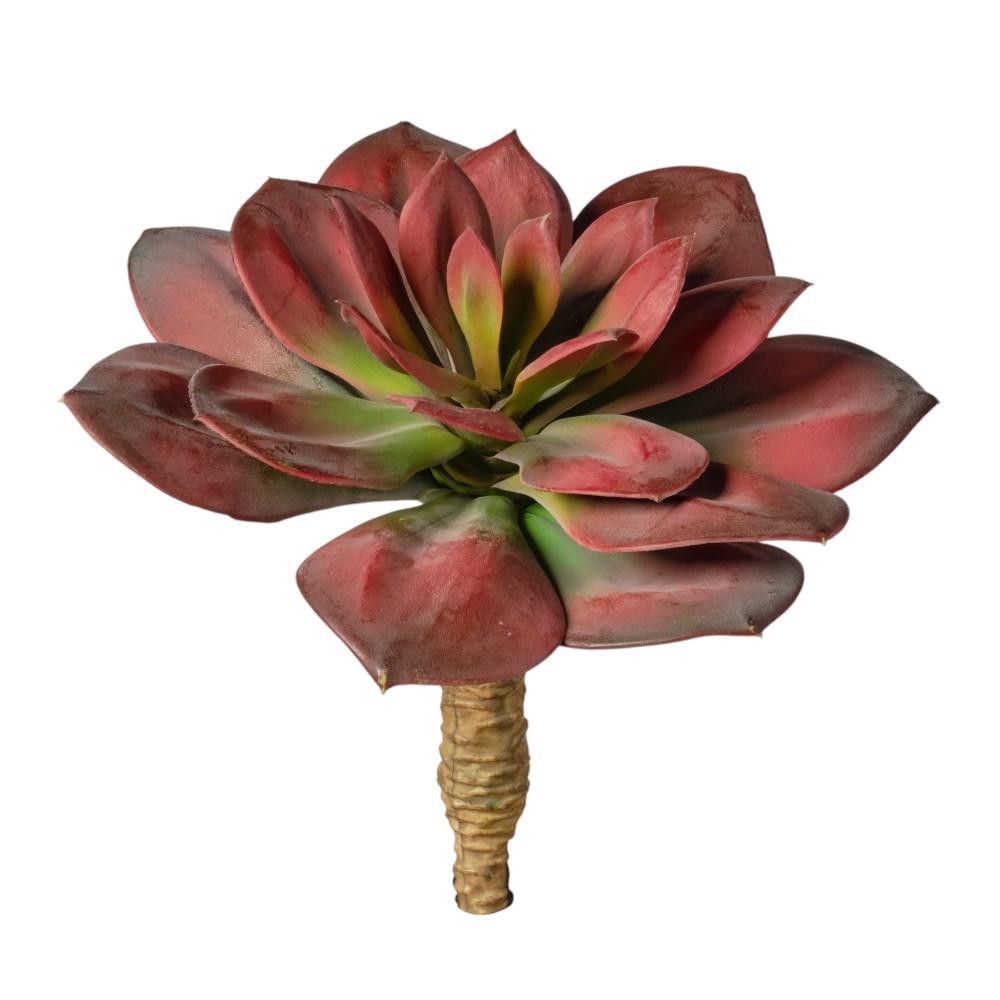 RAMO PIANTA GRASSA VERDE CM22